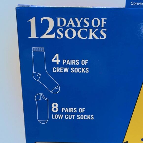 TED LASSO 12 Days of Socks (4) Crew and (8) Low Cut - Picture 4 of 4